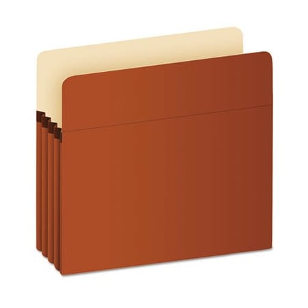 Tops Business Forms Pendaflex, POCKET FILE, 3.5in EXPANSION, LETTER SIZE, RED FIBER S24E